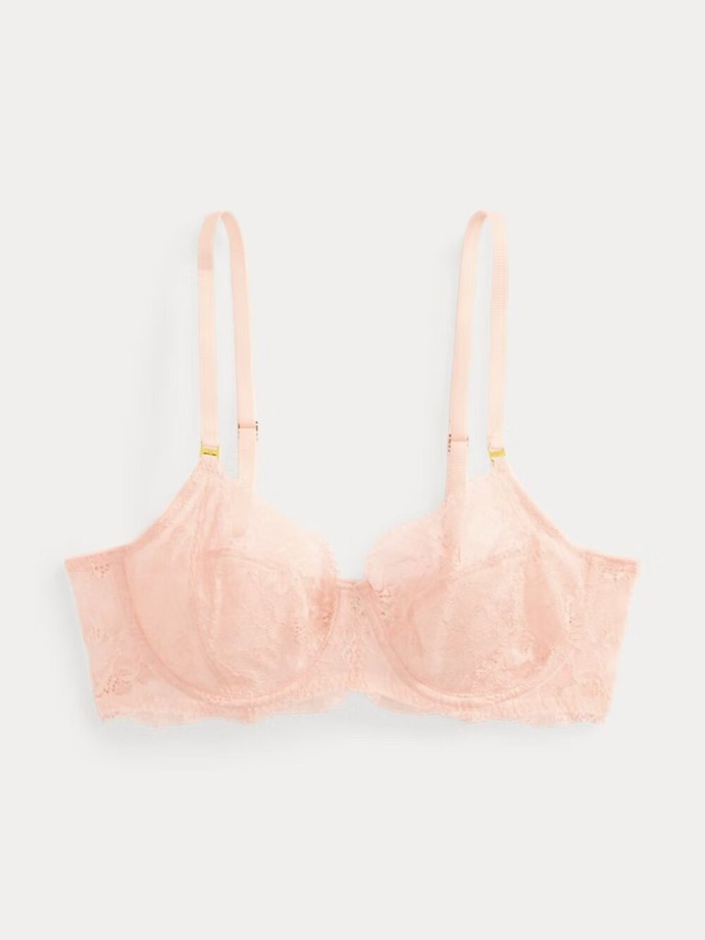 NWT Lauren Ralph Lauren Women's Unlined Lace Bra Full Coverage